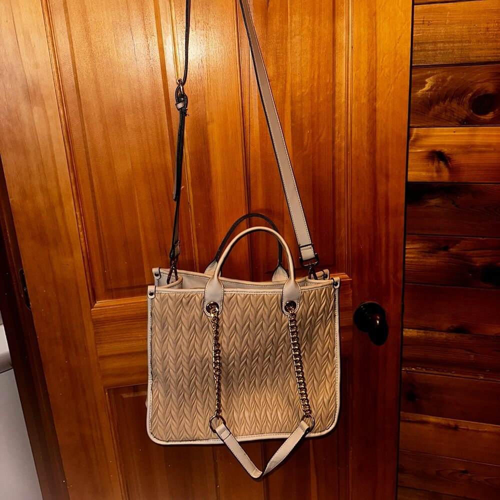 Vegan Tan Classy Shoulder Purse